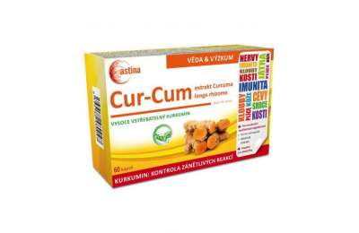 ASTINA Cur-Cum - куркумин, 60 капсул